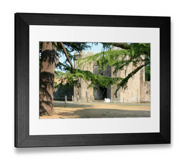 Framed Print : Bishops Palace, Wells Cathedral, Wells, Somerset, UK