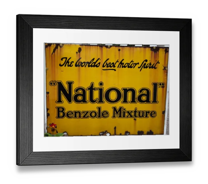 Framed Print : National vintage advertising poster