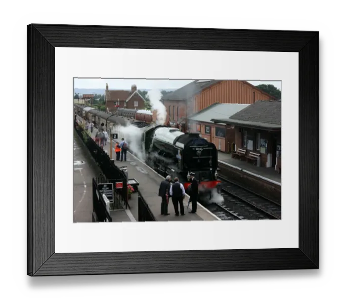 Framed Print : Tornado loco at Bishops Lydeard, Somerset Framed Print : Tornado loco at Bishops Lydeard, Somerset