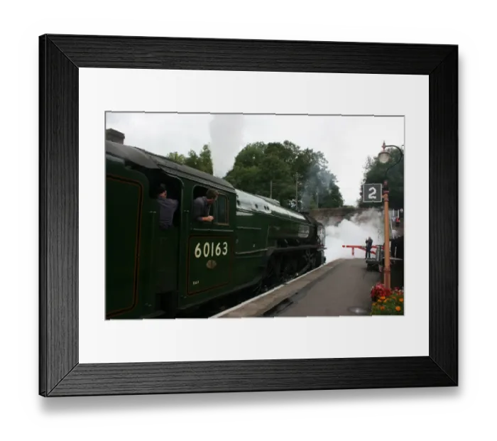 Framed Print : Tornado loco at Bishops Lydeard, Somerset Framed Print : Tornado loco at Bishops Lydeard, Somerset