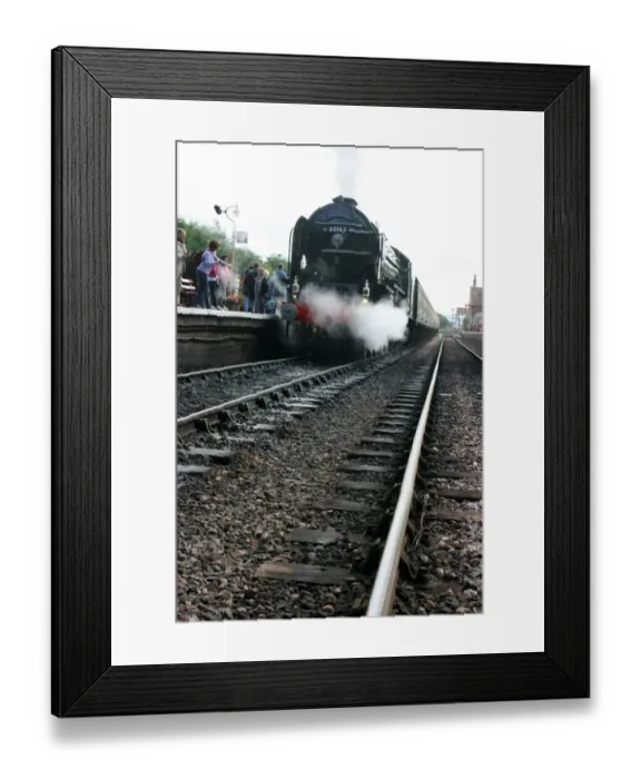 Framed Print : Tornado loco at Bishops Lydeard, Somerset Framed Print : Tornado loco at Bishops Lydeard, Somerset