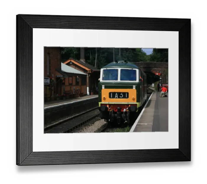Framed Print : Diesel at Bishops Lydeard, Somerset Framed Print : Diesel at Bishops Lydeard, Somerset