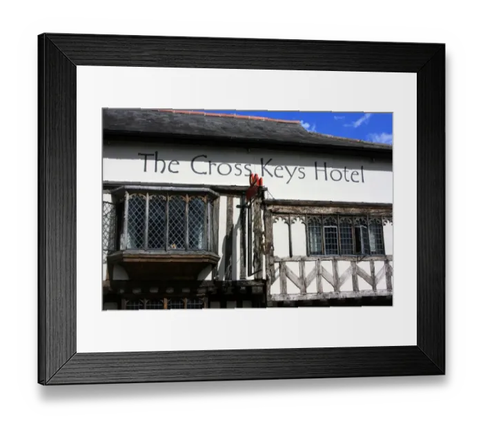 Framed Print : The Cross Keys Hotel, Saffron Walden, Essex, UK Framed Print : The Cross Keys Hotel, Saffron Walden, Essex, UK