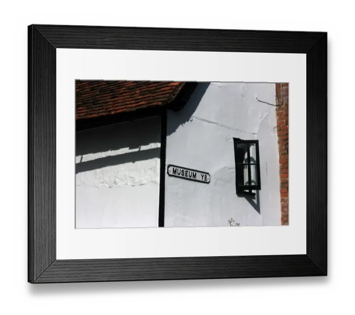 Framed Print : Museum Yard, Saffron Walden, Essex, UK Framed Print : Museum Yard, Saffron Walden, Essex, UK