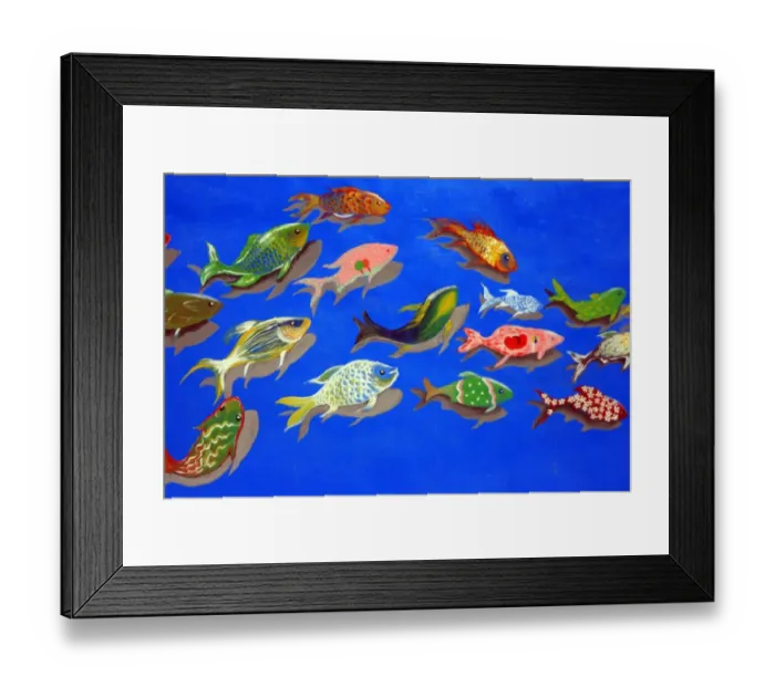 Framed Print : Fish swimming Framed Print : Fish swimming