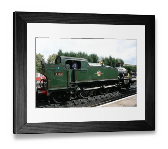 Framed Print : Loco 4160 at Bishops Lydeard station, Somerset