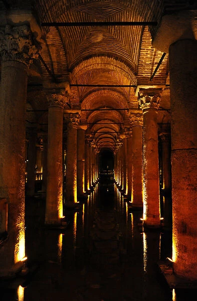 Basilica Cistern. 6th century. Istanbul. Turkey