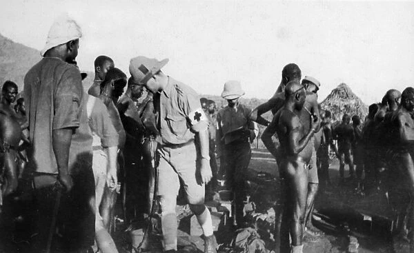 Carrier inspection, Bura Camp, Kenya, WW1