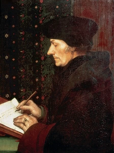 Desiderius Erasmus of Rotterdam (1466  /  1469-1536). Dutch huma