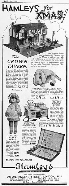 Hamleys for Xmas advertisement, 1926