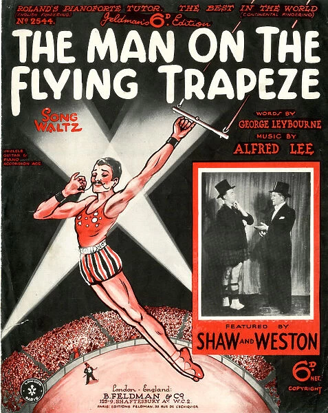 Music cover, The Man on the Flying Trapeze