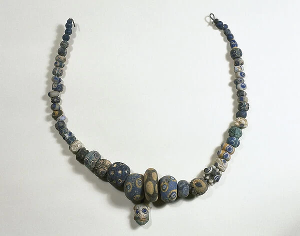 Punic art. Spain. Carthaginian necklace glass paste. 4th cen