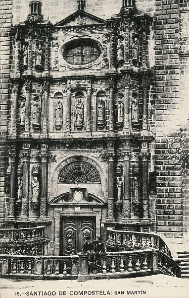Santiago de Compostela, Spain - San Martin - Entrance