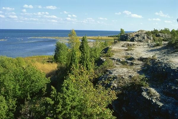 Coast of Muhu, an island to the west of Tallinn, Estonia, Baltic States, Europe