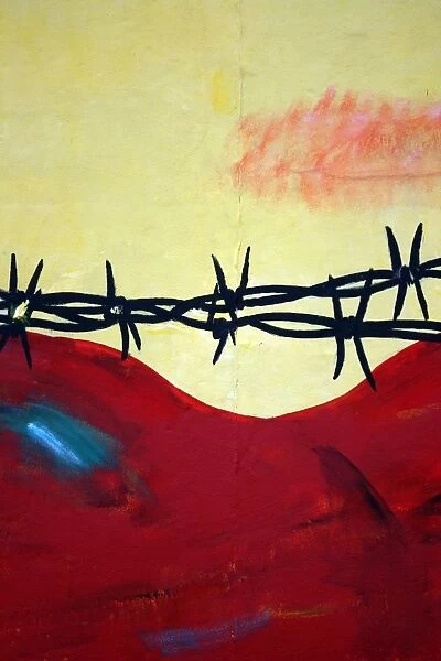 Abstract - barbed wire