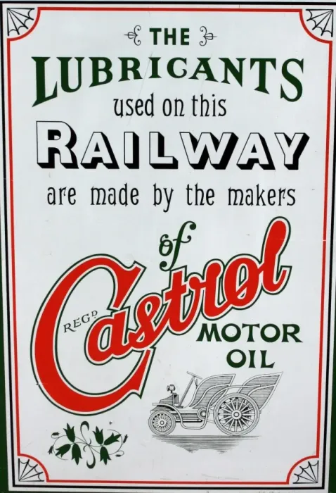 Framed Print : Castrol motor oil vintage advertising poster