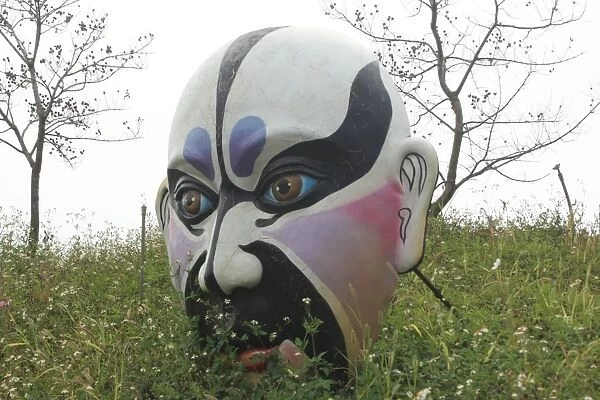 Chinese opera mask, Chiayi, Taiwan