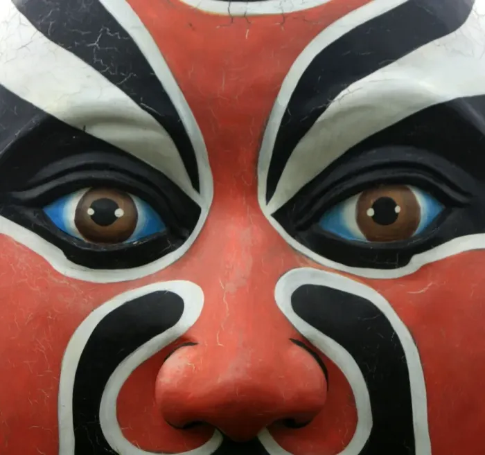 Framed Print : Chinese opera mask, Chiayi, Taiwan Framed Print : Chinese opera mask, Chiayi, Taiwan