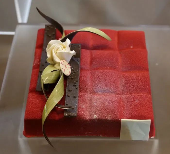 Framed Print : Chocolate cake at the Taipei Bakery Show 2014 Framed Print : Chocolate cake at the Taipei Bakery Show 2014