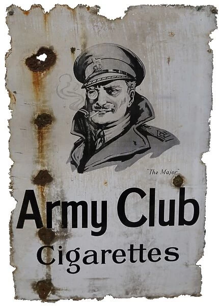 Cigarette vintage advertising poster