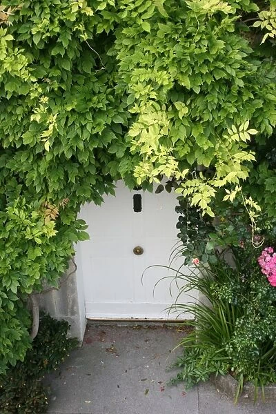 Doorway in the Royal Crescent, Bath