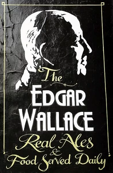 The Edgar Wallace Inn sign London