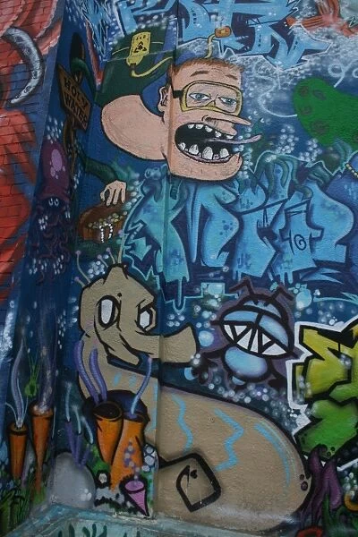 English Graffiti, Exeter, Devon, UK