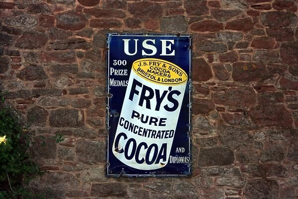 Frys cocoa vintage advertising poster
