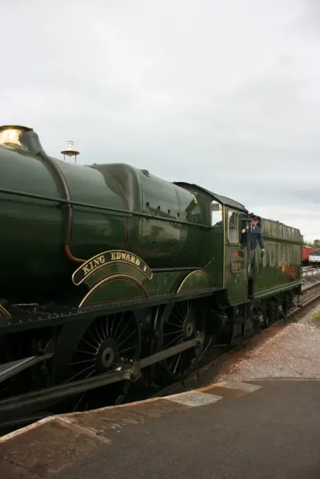 Framed Print : King Edward 1 arriving at Washford, Somerset
