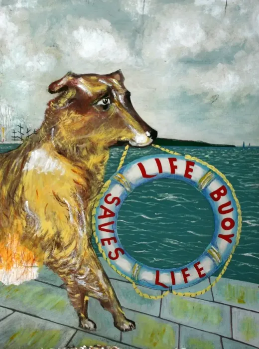 Framed Print : Life Buoy soap vintage advertising poster