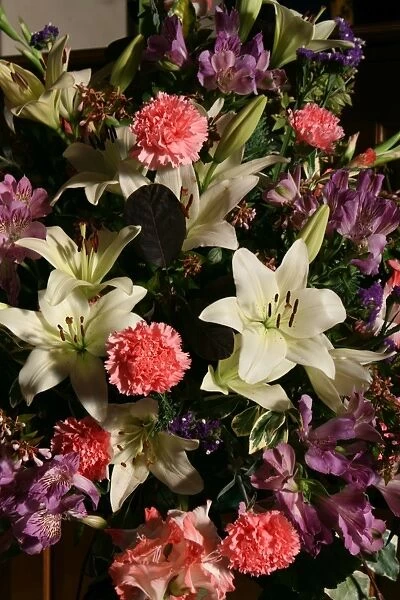 Lilies and carnations