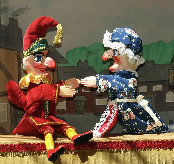 Punch and Judy. For commercial use please contact Photoslot at