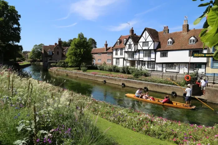 Framed Print : River Stour, Canterbury, Kent, UK Framed Print : River Stour, Canterbury, Kent, UK