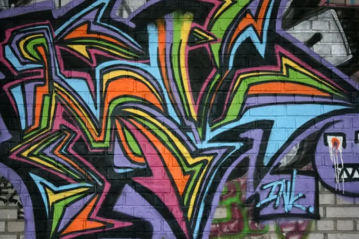 Framed Print : Swiss Graffiti