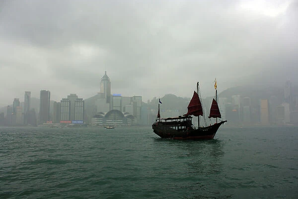 View from Kowloon towards Wan Chai, Hong Kong