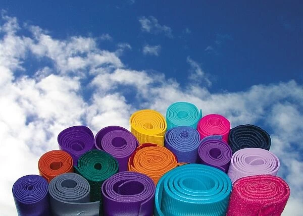 Yoga mats. For commercial use please contact Photoslot at