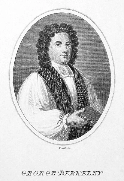 GEORGE BERKELEY (1685-1753). Irish philosopher. Copper engraving, English, 1802