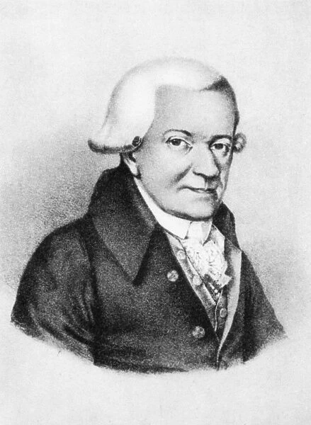 JOHANN MICHAEL HAYDN (1737-1806). Austrian composer. Contemporary engraving by J. F. Schroeter