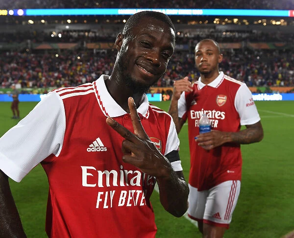 Arsenal's Pepe and Magalhaes Reunite After Chelsea Showdown in Florida Cup