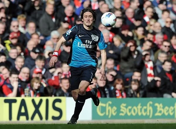 Rosicky in Action: Liverpool vs. Arsenal, Premier League 2011-12
