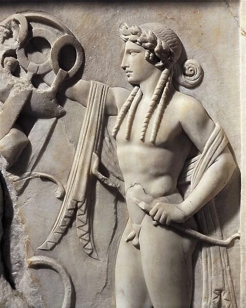 Neo-Attic relief depicting Apollo
