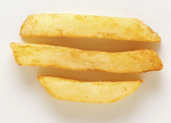 Three thick-cut Potato chips