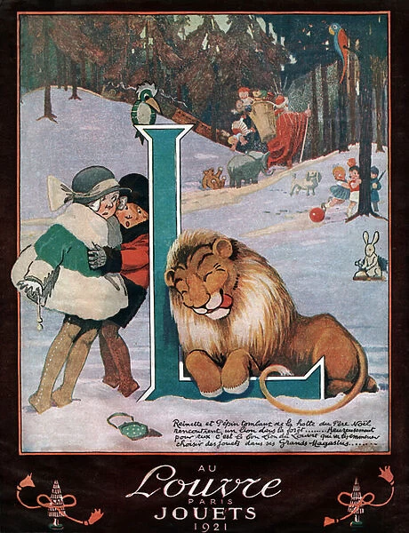 Christmas toys. (Illustration, 1921)