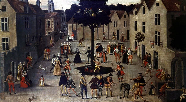 Fete de Mail, anonymous 16th century. Musee Carnavalet in Paris