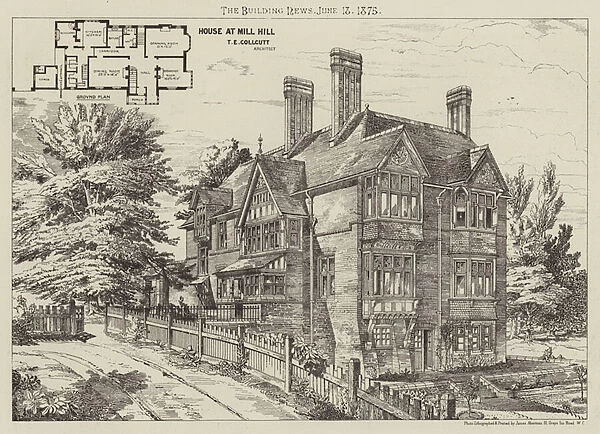 House at Mill Hill (engraving)
