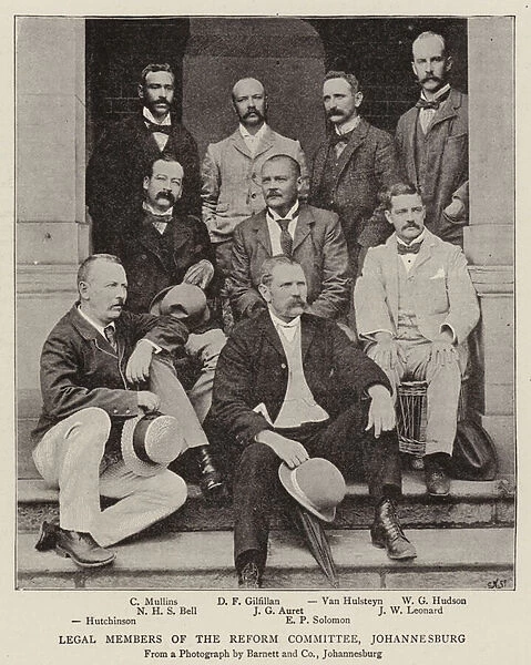 Legal Members of the Reform Committee, Johannesburg (b  /  w photo)