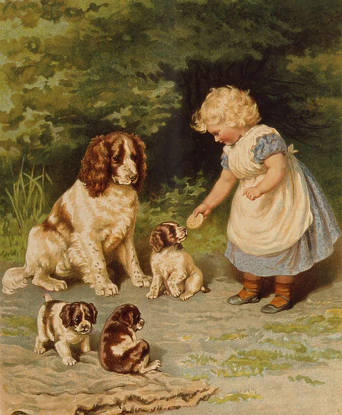 'Lenas Pets', early 20th century illustration
