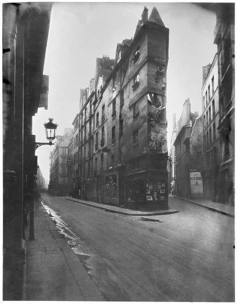 Rue de Seine and Rue de l Echaude, Paris, c. 1900 (b  /  w photo)