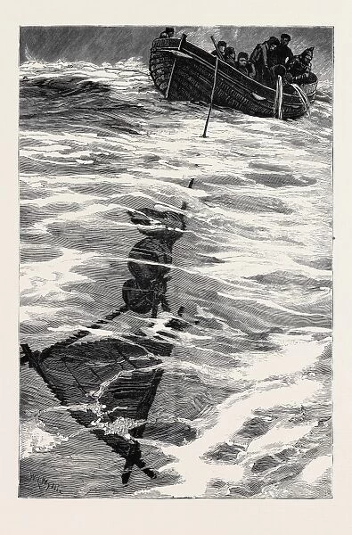 The Loss of the jeannette, Lieutenant Danenhowers Boat Riding Out