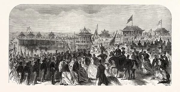 Opening of the West Pier at Brighton, Uk, 1866